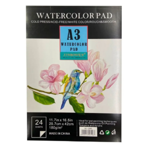 Block Uffiziarts Papel Acuarela A3 180gr 24 Hojas Artístico