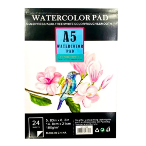 Uffiziarts Block Papel Acuarela A5 180gr 14.8x21 Cm 24 Hojas
