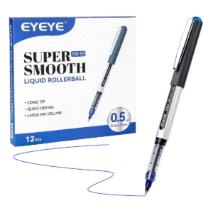Eyeye Pvr155.5 Bolígrafos De Gel 0.5mm Punta Fina 12 Piezas Azul