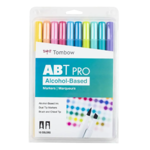Tombow Abt Pro Dual Brush Base Alcohol 10 Pz Florales