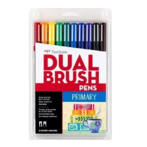 Marcadores Tombow Dual Brush Colores Primarios - Primary