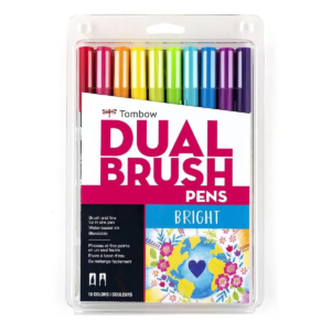 Marcadores De Arte Tombow Doble Punta Colores Vivos