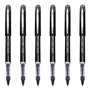 Eyeye Pvn-230 Bolígrafos De Gel 0.5mm Punta Fina 6 Piezas Negro