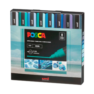 Posca Set X8 Marcadores Cool Pc-5m