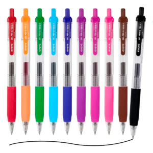 Bolígrafo Gel Eyeye G-103 Punta Fina 0.7mm Multicolor Pack 10 Unidades