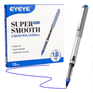 Eyeye Bolígrafos De Gel 1.0 Mm 12 Piezas Pvr-155 Azul