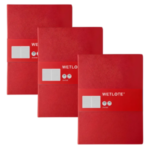 Set 3 Libretas De Rayas Wetlote B5 Tapa Blanda Rugosa 70g/m2