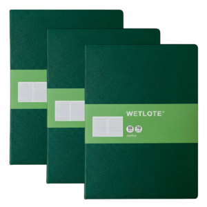Set 3 Libretas De Rayas Wetlote B5 Tapa Blanda Rugosa 70g/m2