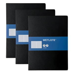 Set 3 Libretas De Rayas Wetlote B5 Tapa Blanda Rugosa 70g/m2