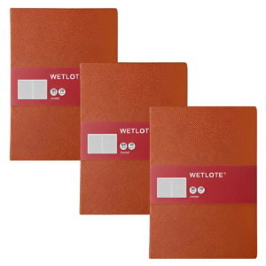 Set 3 Libretas De Rayas Wetlote B5 Tapa Blanda Rugosa 70g/m2