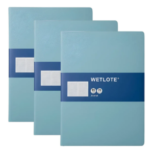 Set 3 Libretas De Rayas Wetlote B5 Tapa Blanda Rugosa 70g/m2