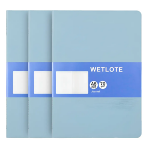 3 Libretas Wetlote Tipo Moleskine De Hojas Blancas A5 Rugosa