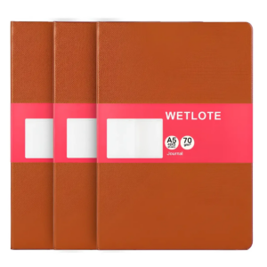 3 Libretas Wetlote Tipo Moleskine De Hojas Blancas A5 Rugosa