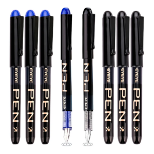 Pluma Estilográfica Eyeye BFP10 Tinta Líquida 4Negro/4Azul