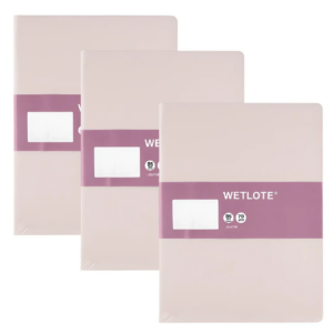 Set 3 Libretas Wetlote B5 Cuadros Tapa Blanda Lisa 70g/m2
