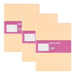 Set 3 Libretas Wetlote B5 Cuadros Tapa Blanda Lisa 70g/m2