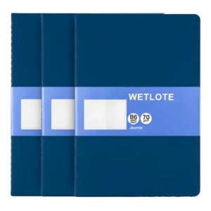 3 Libretas De Puntos Wetlote Tipo Moleskine B6 Lisa