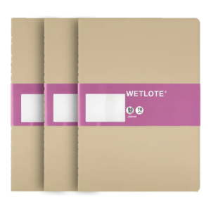 3 Libretas De Puntos Wetlote Tipo Moleskine B6 Lisa