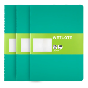 3 Libretas De Puntos Wetlote Tipo Moleskine B6 Lisa