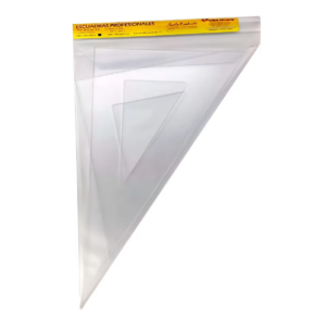 Escuadra Profesional Acrílica 28cm