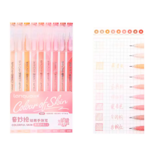 Bolígrafos Gel Fineliner Colores Variados 0.6 Mm (Color of skin 2)