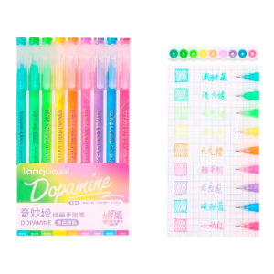 Bolígrafos Gel Fineliner Colores Variados 0.6 Mm Blíster C/9 (Dopamine)