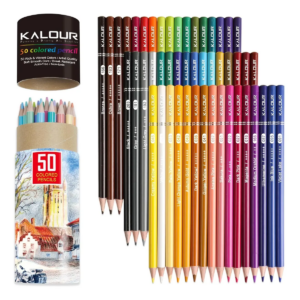 Kalour Pdas Lápices De Colores 50 Piezas Tubo