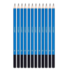 Kit Kalour 12 Lápices De Grafito De Dibujo 3b