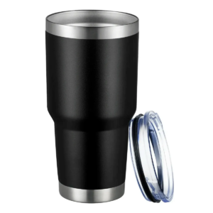 Vaso Térmico De Acero Inoxidable 900 Ml Con Tapa Negro