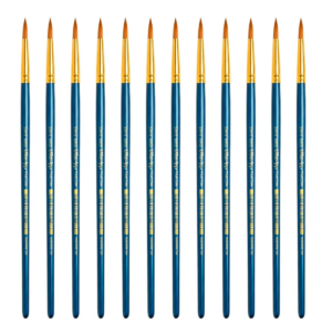 Uffiziarts Pincel Taklon Redondo Profesional 12 Piezas #12