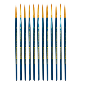 Uffiziarts Pincel Taklon Redondo Profesional 12 Piezas #00