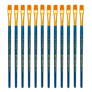 Uffiziarts Pincel Taklon Plano Profesional 12 Piezas #12
