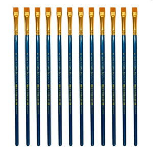 Uffiziarts Pincel Taklon Plano Profesional 12 Piezas #6