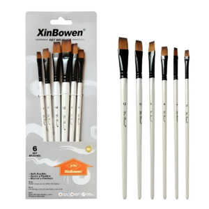 Uffiziarts Set Con 6 Pinceles Taklon Para Dibujo Hb-3352